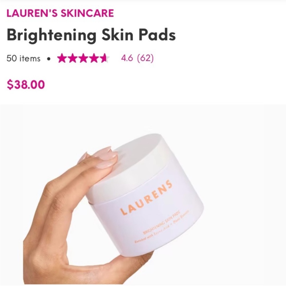 LAURENS Brightening Skin Pads
